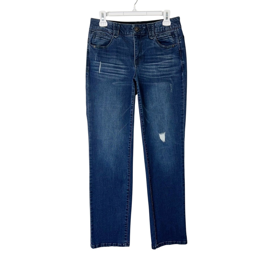 Democracy Ab Solution‎ Straight Leg Jeans Women's Size 6 Stretch Mid Rise